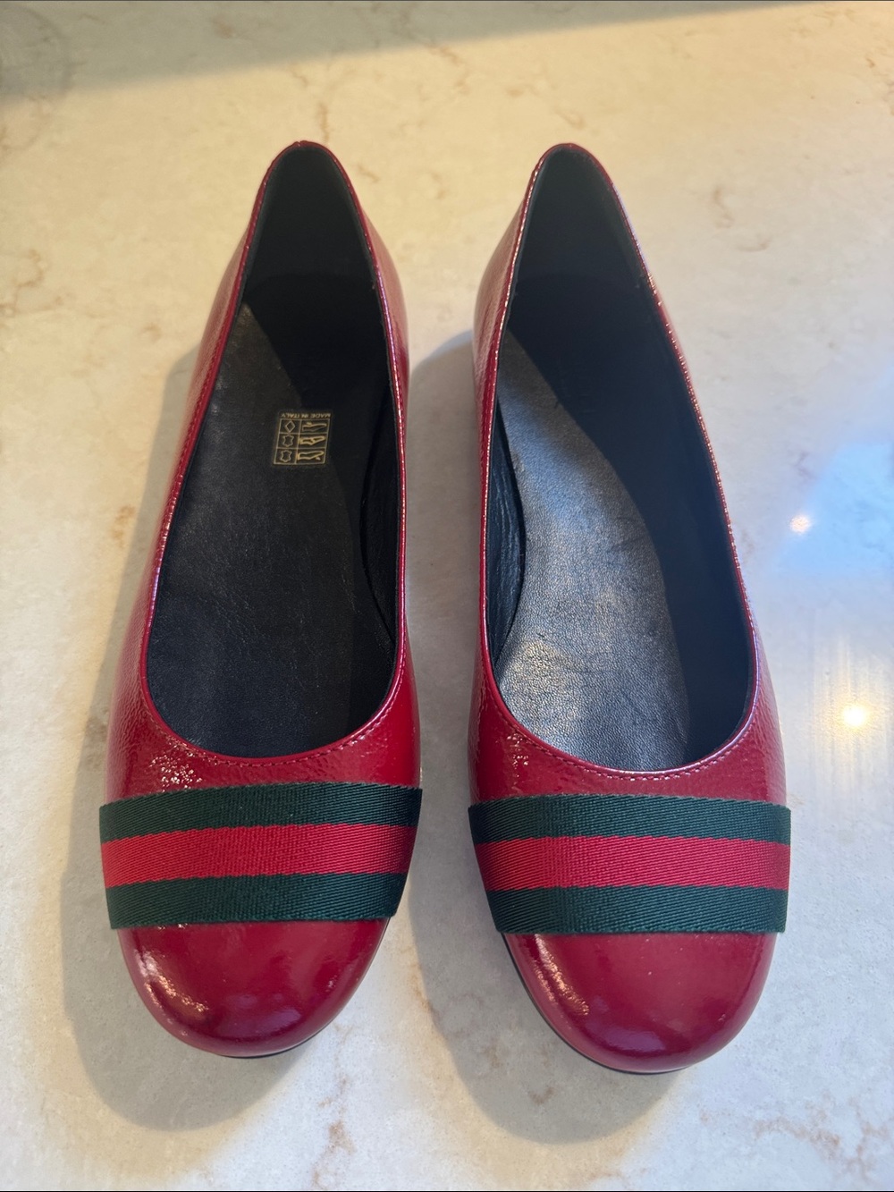 Women’s Red Gucci flats 38.5
